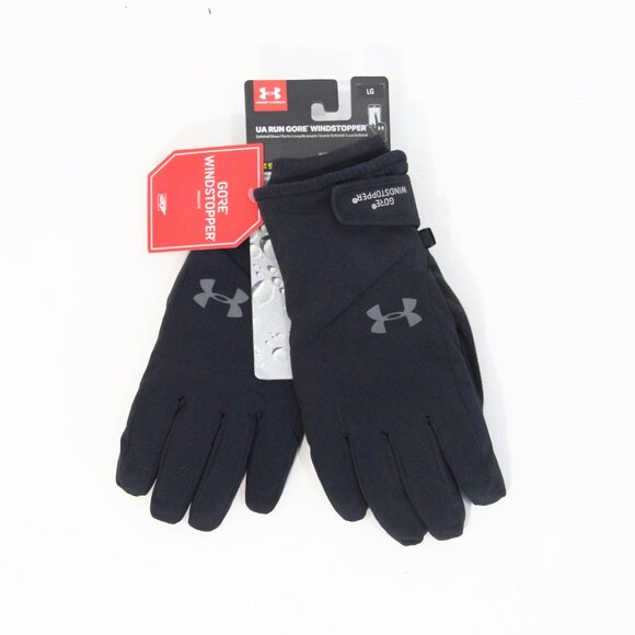 Under Armour Accessories - Under Armour Winter Gloves New Women Large Run Gore Windstopper